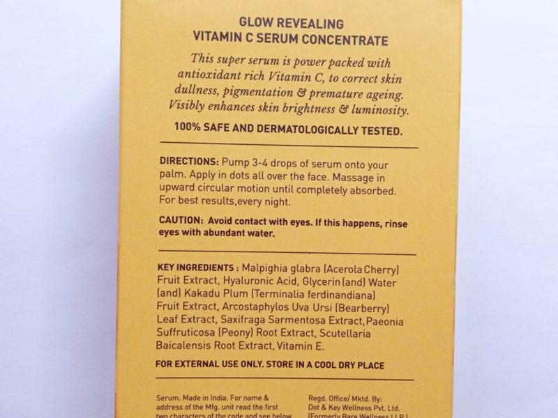 Dot & Key Glow Revealing Vitamin C Serum Concentrate Review