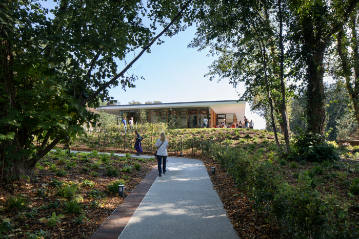 Hoskins Architects redesigned Strawberry Field for both a charity-run adult learning centre and the Beatles fans who visit the gardens. Image Credit: GILLIAN HAYES