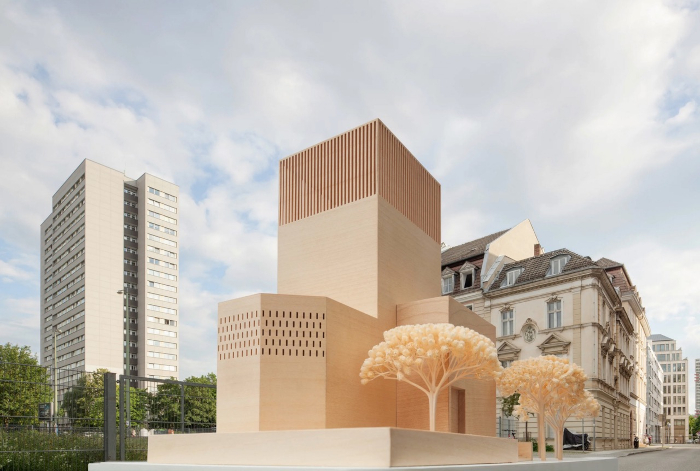 Construction began in May on the House of One, a place of worship for Islam, Judaism and Christianity. Image Credit: THOMAS BRUNS