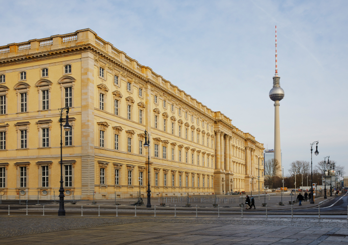 Architect Franco Stella rebuilt the Humboldt Forum from its original Berlin Schloss construction plans. Image Credit: CHRISTOPH MUSIOL