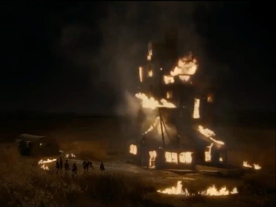 the burrow burning half blood prince